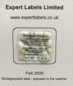 Biodegradable label